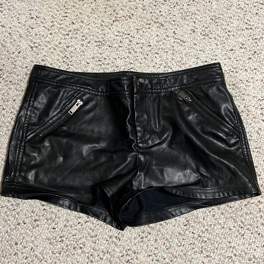 Super Cute Forever 21 Pleather shorts